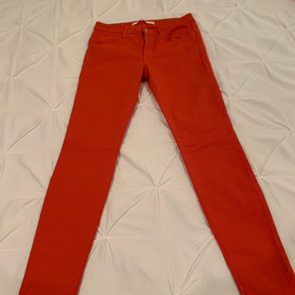 Orange skinny Joes Jeans